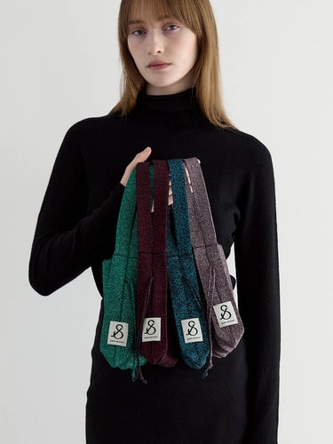 JOSEPH&STACEY公式 ニットバッグ Lucky Pleats Knit S Starry (ALL)