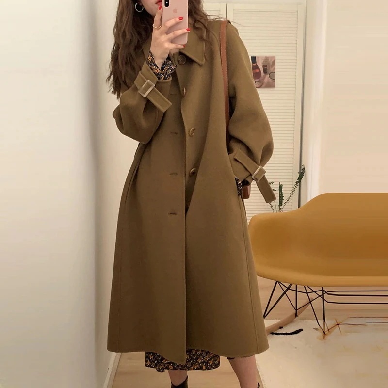 【急速出荷!】チェスターコート ロングコート レディース ロング丈 ジャケット アウター トップス オーバーサイズ