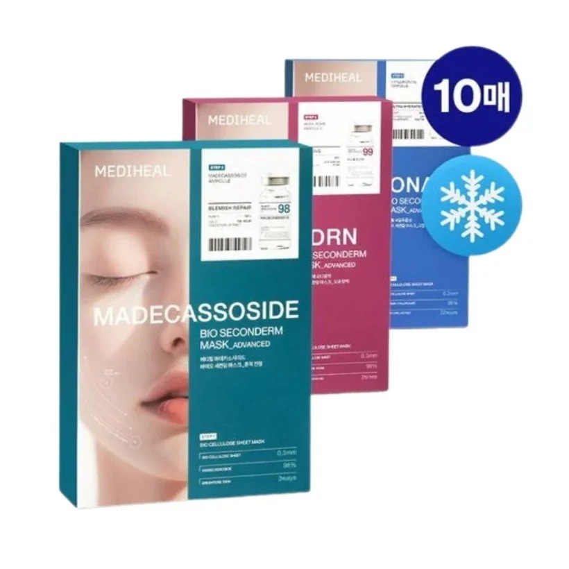 [25SS/New]バイオセカンドダム マスク 10枚 3種択1[マデカソサイド,ローズPDRN,ヒアルロン酸]