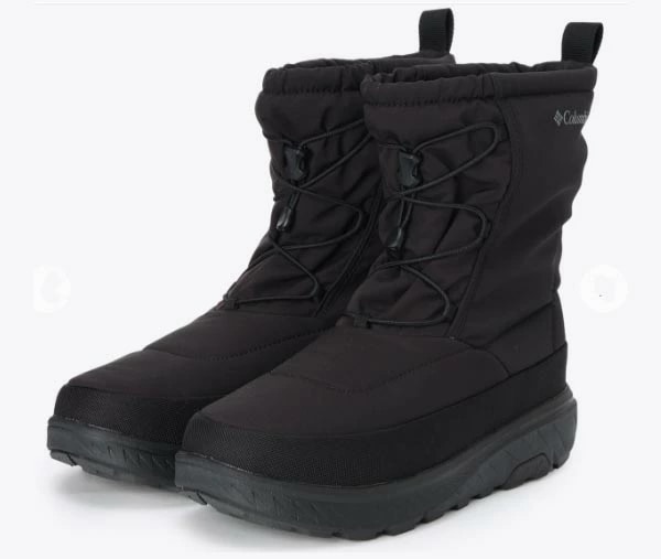 スノーブーツ YU2586 イエローテイル ブーツ ウォータープルーフ オムニヒート columbia yellowtail boot omniheat BLACK(010) 保温 防水