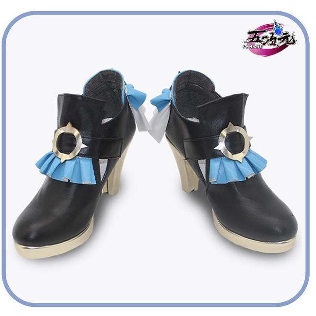 【新品販売 Q10最安値！】 ハロウィン 五次元　原神　コスプレ　行秋　竹身雨化　海灯祭　スキン　靴