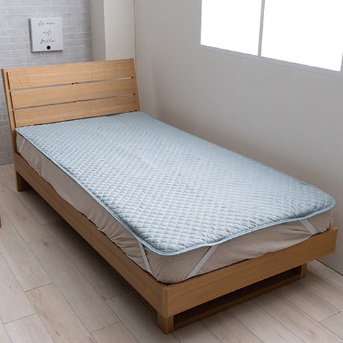 イケヒコ・コーポレーション ベッドパッド消臭・防ダニ セミダブル 幅:120cm 奥行:200cm グレー