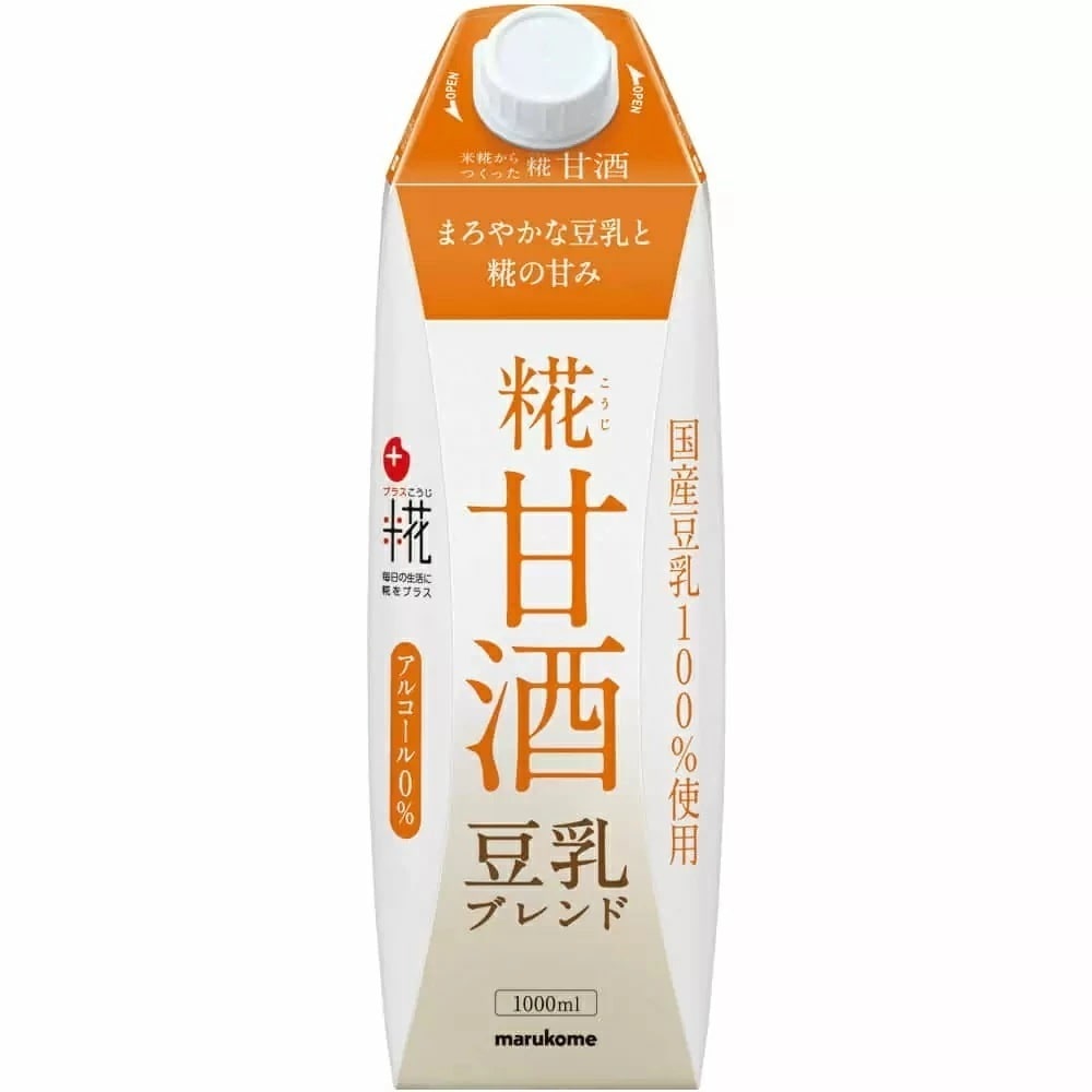【送料無料】マルコメ プラス糀 糀甘酒 LL 豆乳ブレンド 1000ml 1L4ケース/24本