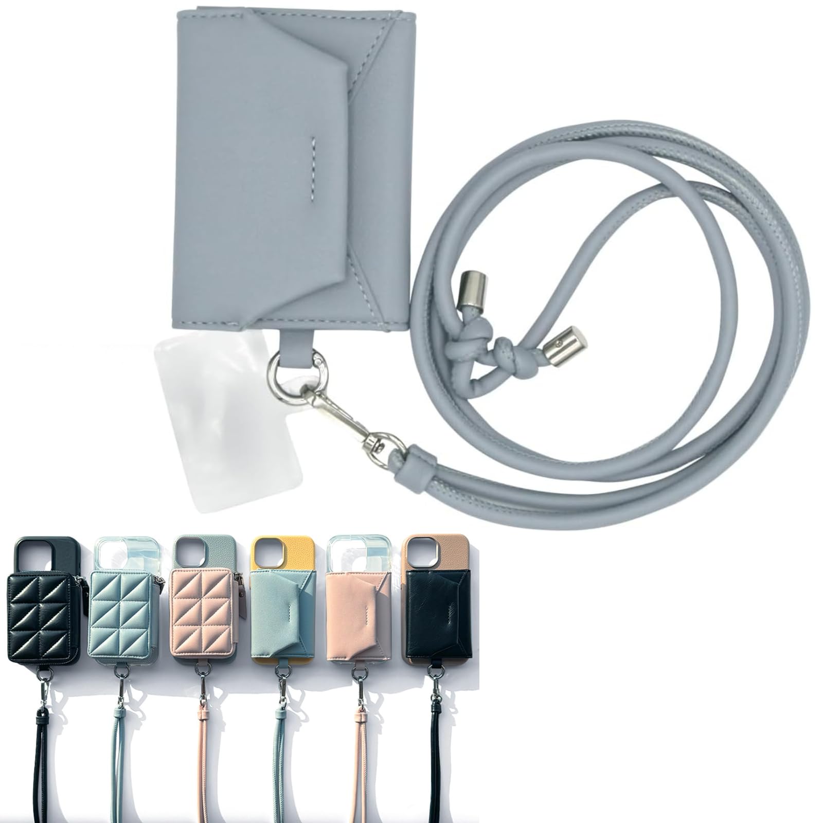 [UNiCASE] 公式 MagSafe対応 アクセサリー [ MagSafe対応 iPhone が カード収納 付き スマホショルダーに早変わり ] 落下防止 ストラップ付き カード マグセーフ [