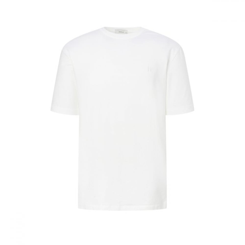 [ヘッジズ] 24SS ホワイトソリッドコットンブレンドショートスリーブ T シャツ WHTS4B899WT 5,564円