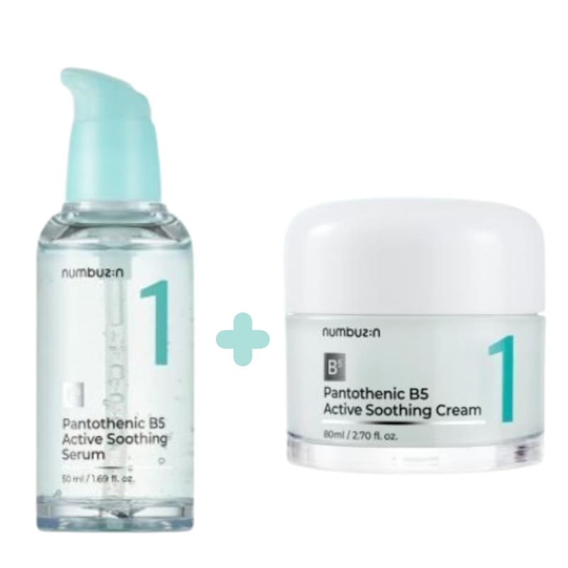 【1番 2種 セット】 1番 ガルバニックパントテン酸スージングセラム 50ml + 塗るパントテン酸スージングクリーム80ml