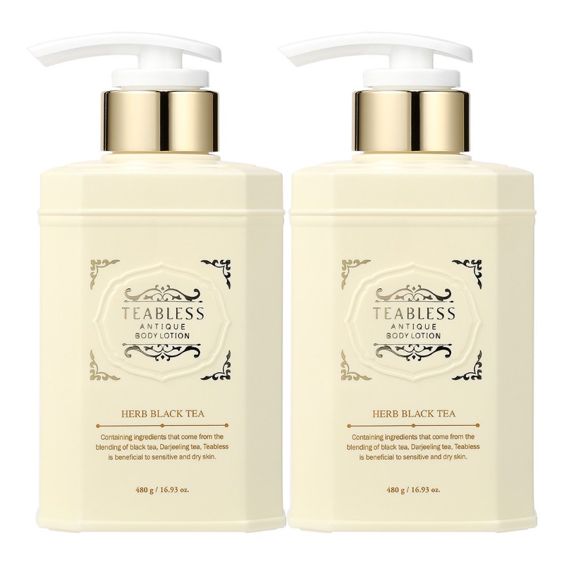 アンティークボディローション ハーブ ブラックティーの香り 480g 2個 / アロマチック 無香
