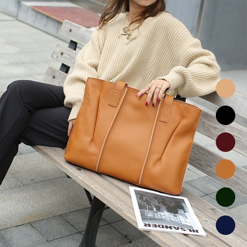 B171 韓国 本革 ショルダーバッグ ハンドバッグ トートバッグ レディース 大容量 通勤 軽量 レザートートバッグ 2wayバッグ 通勤 バッグ バック カバン 旅行バッグ 韓国ファッション