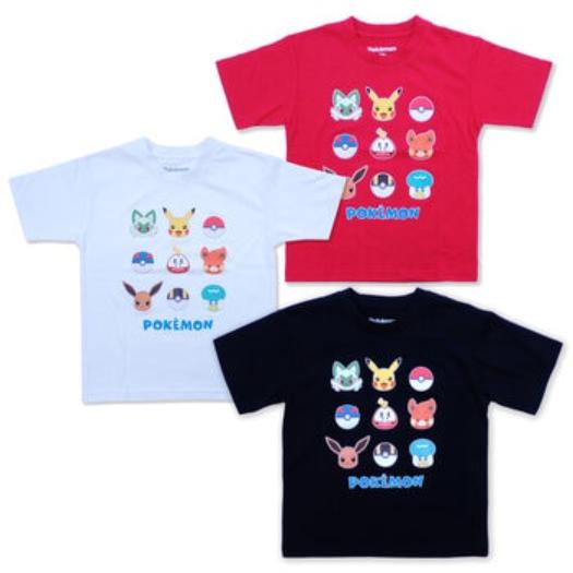 【倉庫直送】ポケモン キッズ 半袖Tシャツ x 2個セット