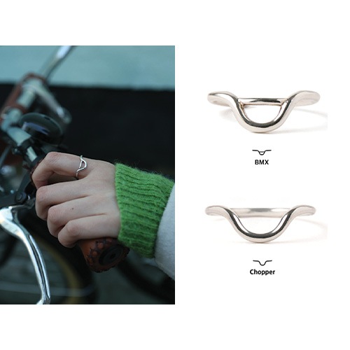 [テヨン/イサベ/チョンソヨン着用] ハンドルバリング_01(2type/925 silver) 韓国人気ブランド 韓国人気ファッション 人気ジュエリー