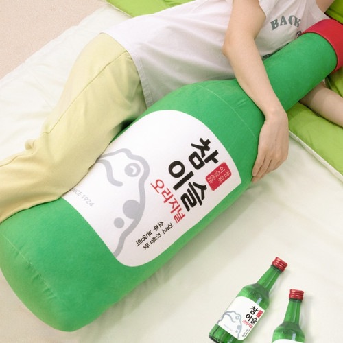 チャミスル オリジナル 焼酎瓶ボディピロー (L)