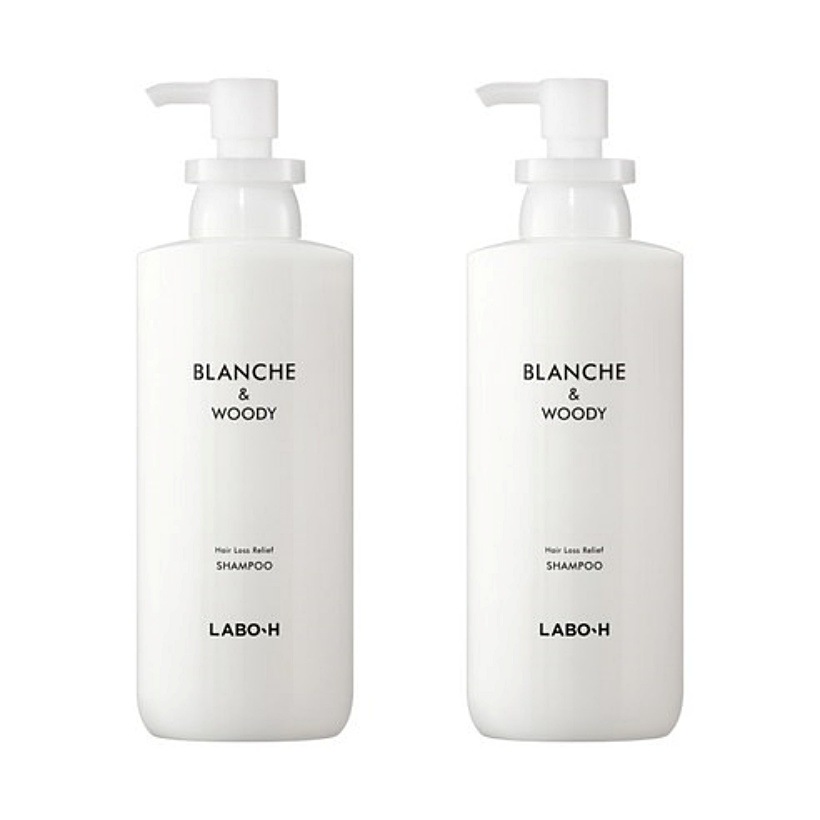 [1+1] LABOH 頭皮強化 ブランシュ＆ウッディ シャンプー 400ml 2個