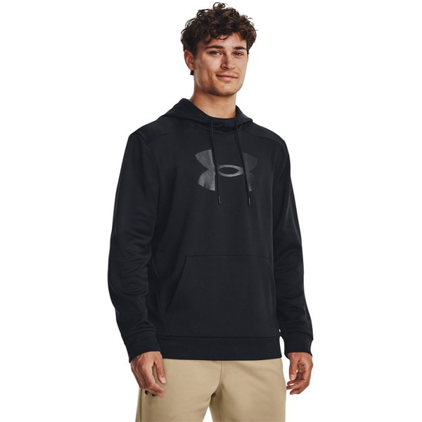 UNDER ARMOUR アンダーアーマー UAアーマーフリース ビッグロゴ フーディー フリース ベロアジャケット 1379743-001