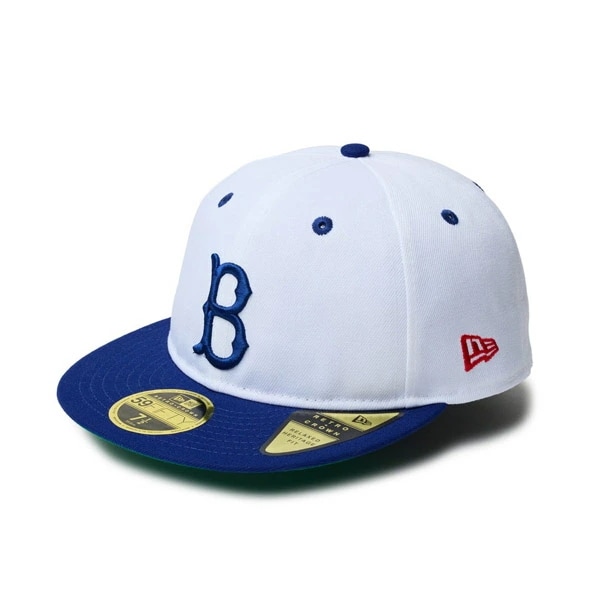 NEWERA CAP ニューエラ キャップ RC 59FIFTY フラットバイザー Dodgers Pack ブルックリン・ドジャース クーパーズタウン ホワイト ダークロイヤルバイザー メンズ 男性 6,600円