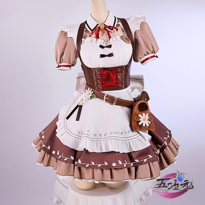 五次元　鳴潮　千咲　コスプレ　韓国カフェコラボ　コーヒーコラボ　メイド服　衣装　靴　追加可