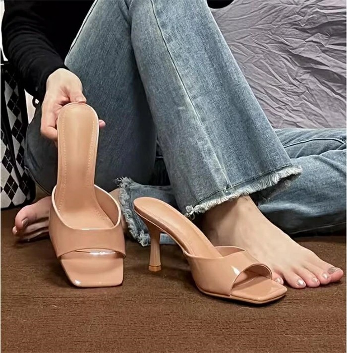 サンダル レディース ミュール サンダル 疲れない 走れる ハイヒール 靴 おしゃれ サンダル 春夏 きれいめ 美脚 サマーサンダル 夏靴 エレガント 女性らしさ 通勤用 仕事