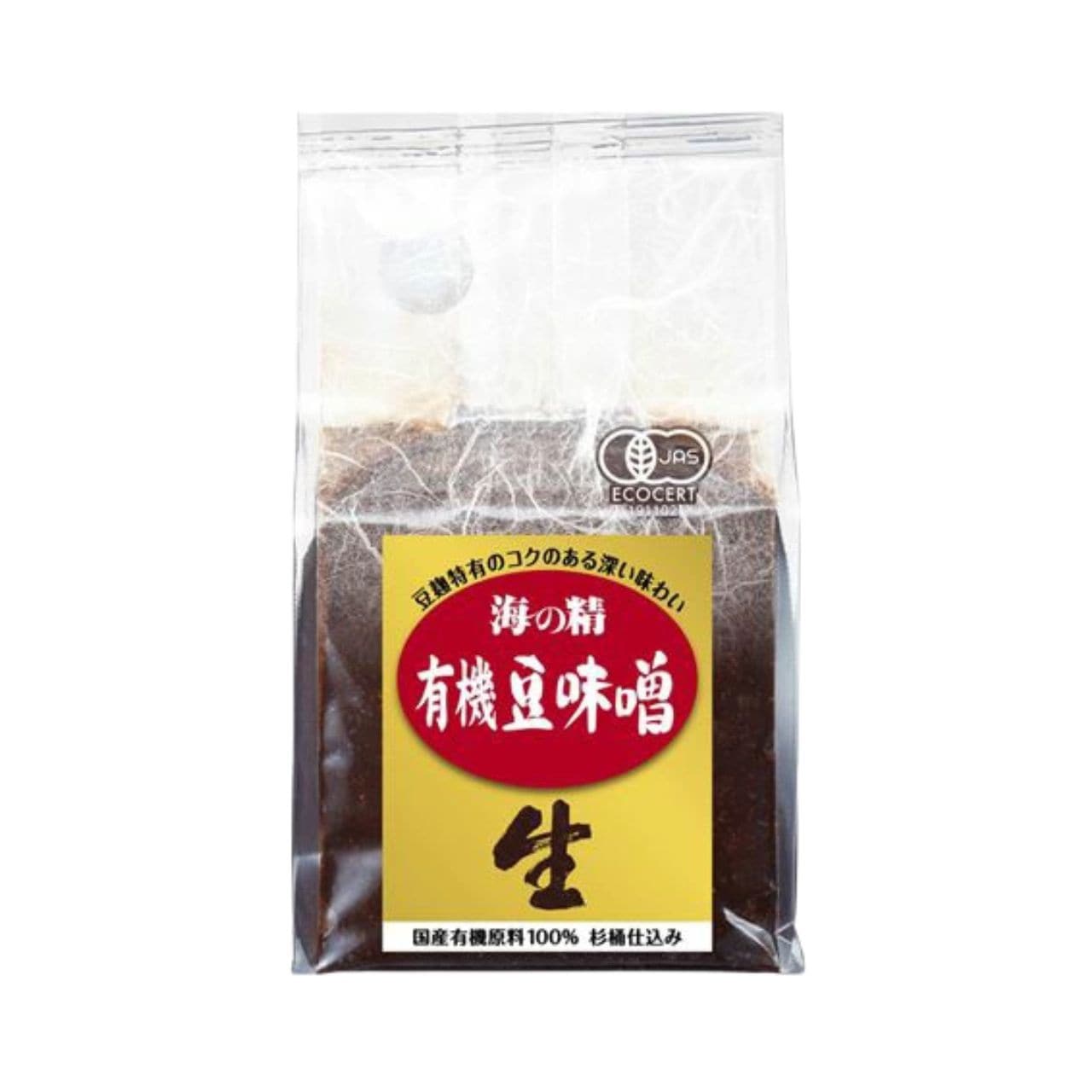 海の精 国産有機 豆味噌 700g 5個 味噌 みそ 豆みそ 豆味噌 調味料 有機JAS オーガニック 国産