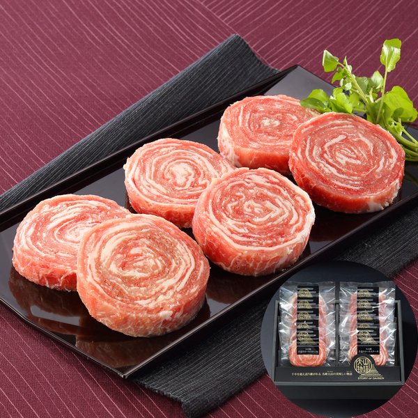 豚肉 10個セット 大山物語 大山豚 手造り ロールステーキ 80ｇ 10個 5,621円