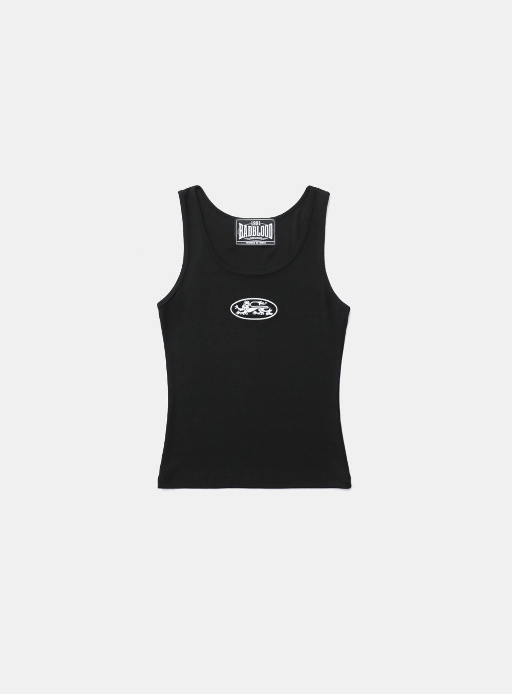 【BADBLOOD】 MYSTIC TANK SLIM FIT : BLACK