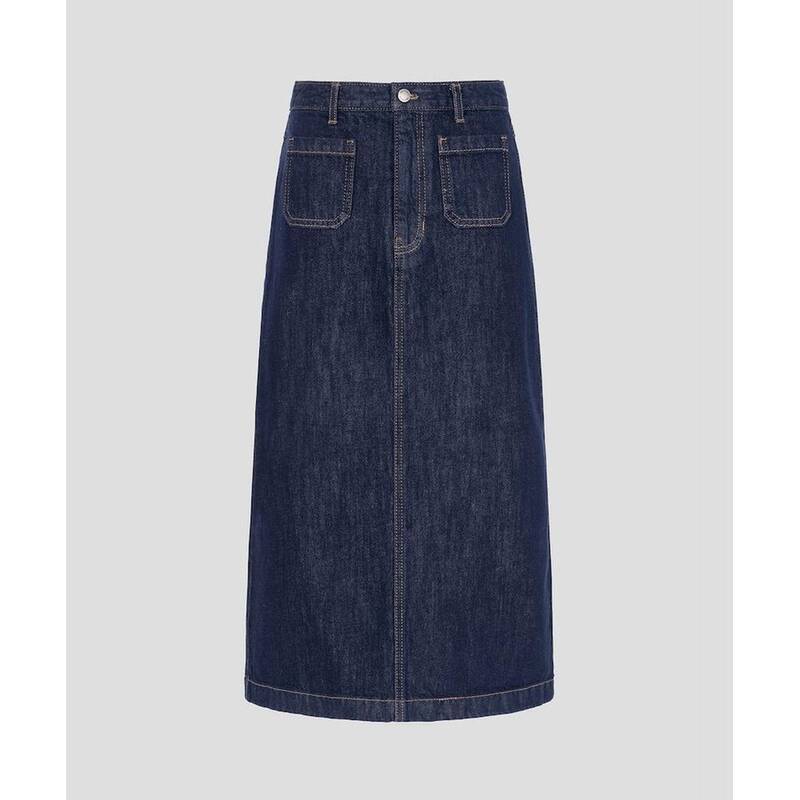 BEANPOLE LADIES デニムロングスカート ネイビー (BF6227C70R) BF6227C70R 422852
