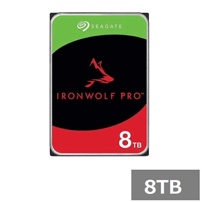 Seagate IronWolf Pro 内蔵HDD ST8000NT001 8TB シーゲイト ハードドライブ HDD 内臓ハードディスク 業務用 3.5インチ SATA 並行輸入品