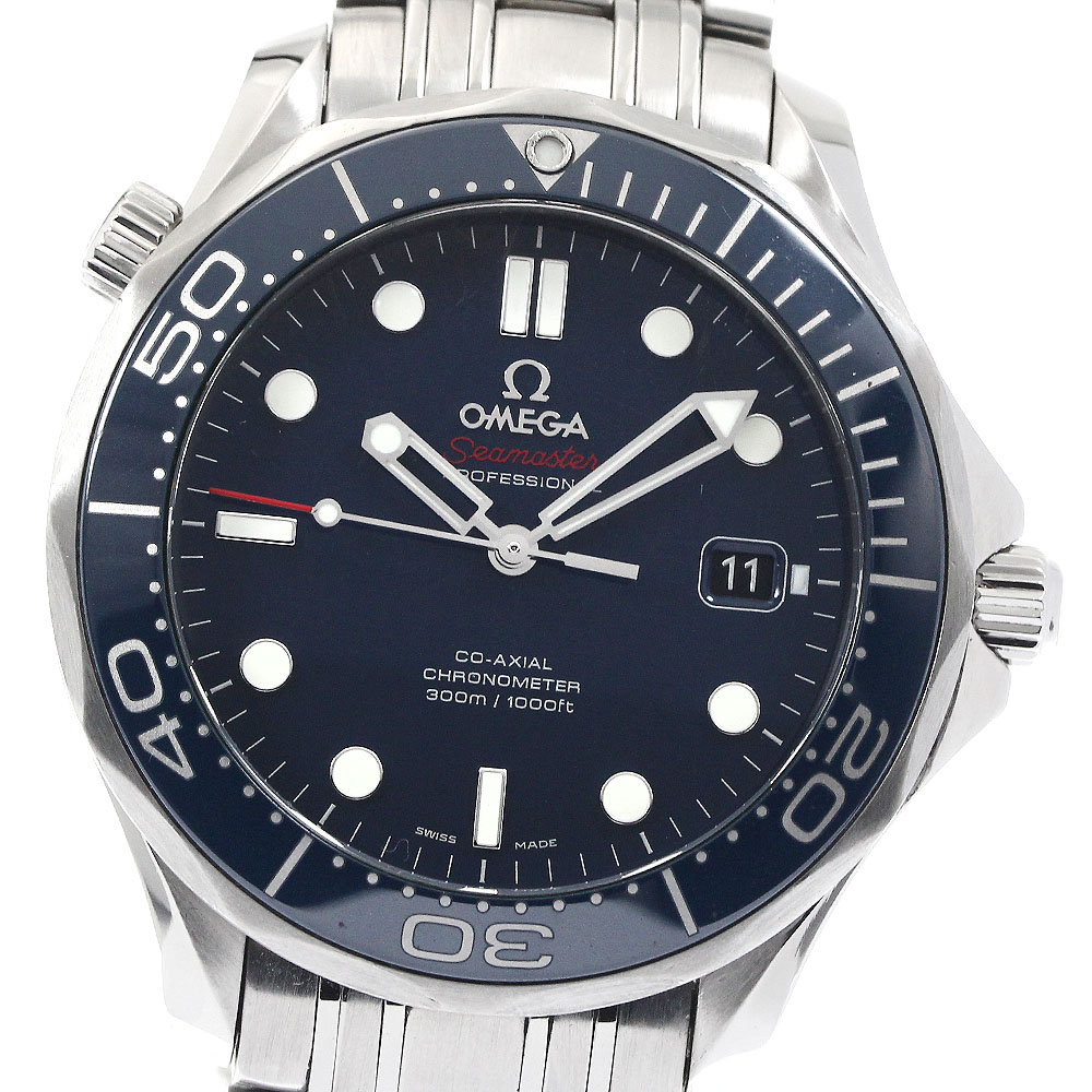 オメガ OMEGA 212.30.41.20.03.001 シーマスター ダイバー300M デイト コーアクシャル 自動巻き メンズ _887921【中古】
