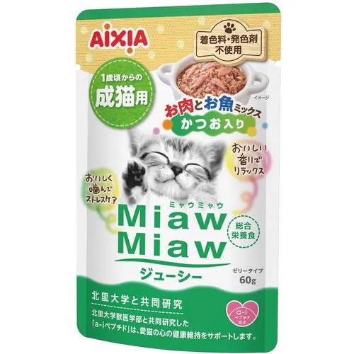 MiawMiaw�W���[�V�[ �����Ƃ����~�b�N�X �������� 60g