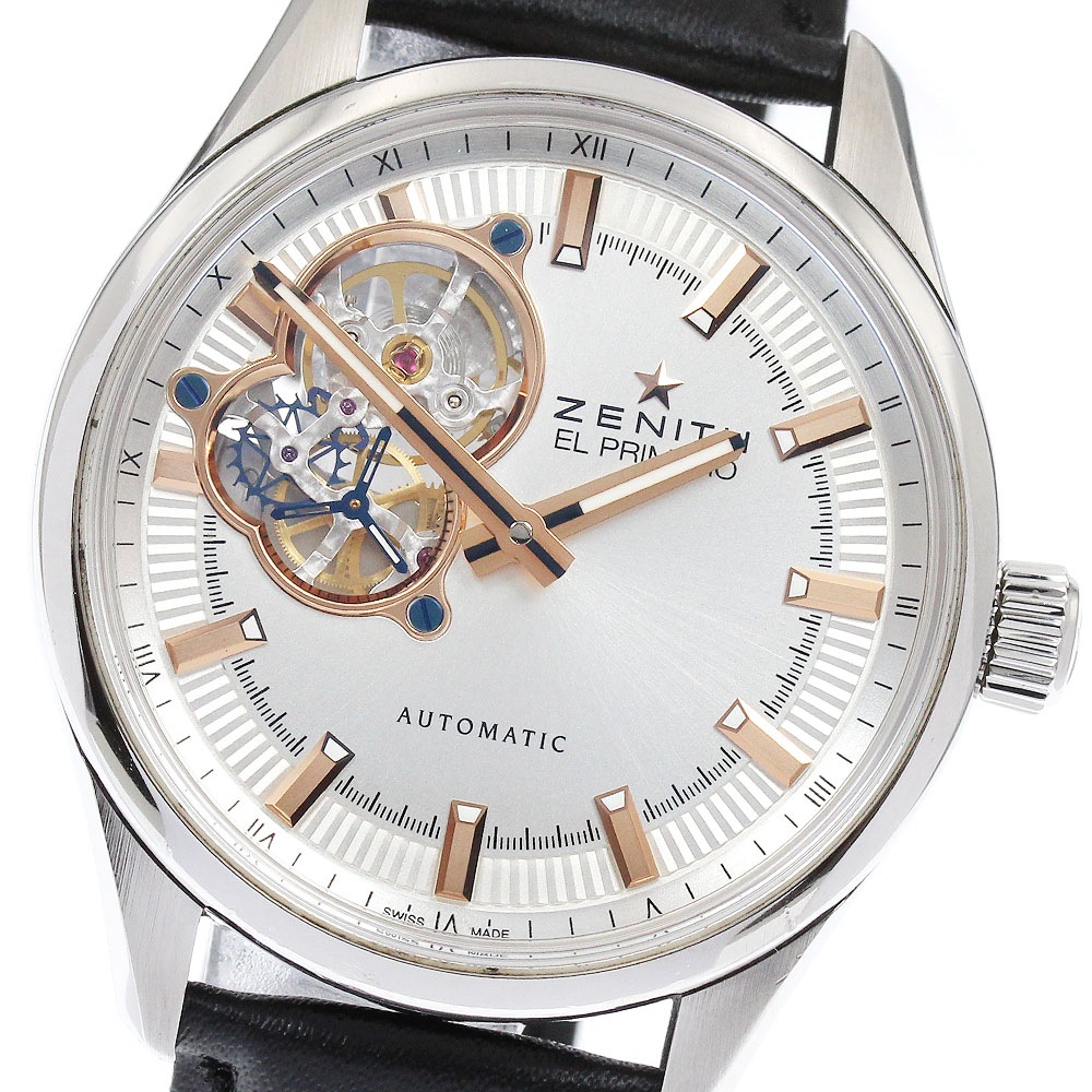 ゼニス ZENITH 03.2170.4613/01.C713 エルプリメロ シノプシス 自動巻き メンズ 箱・保証書付き_894690【中古】