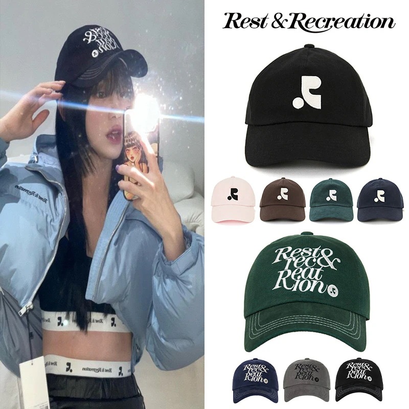 RR LOGO COTTON BALL CAP 韓国人気爆発! 男女兼用/トレンド キャップ