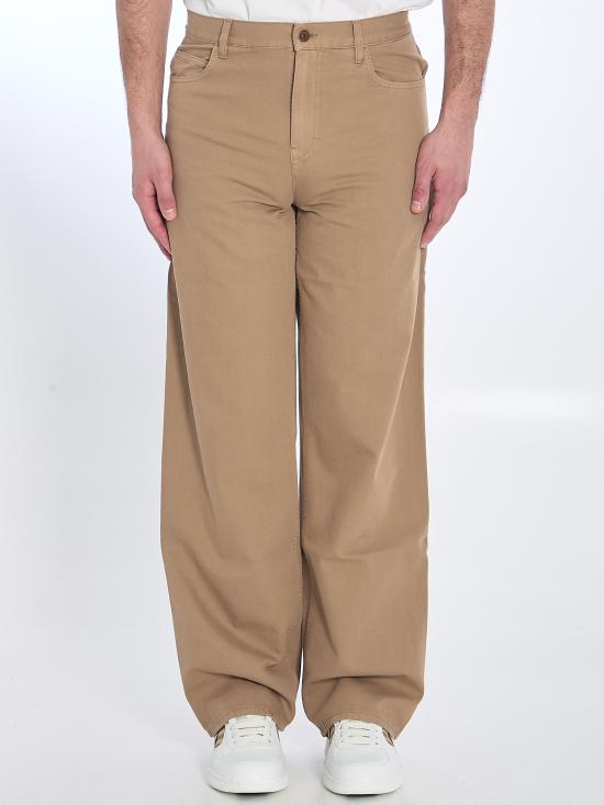 BURBERRY Men Straight Pants 8108341 BROWN