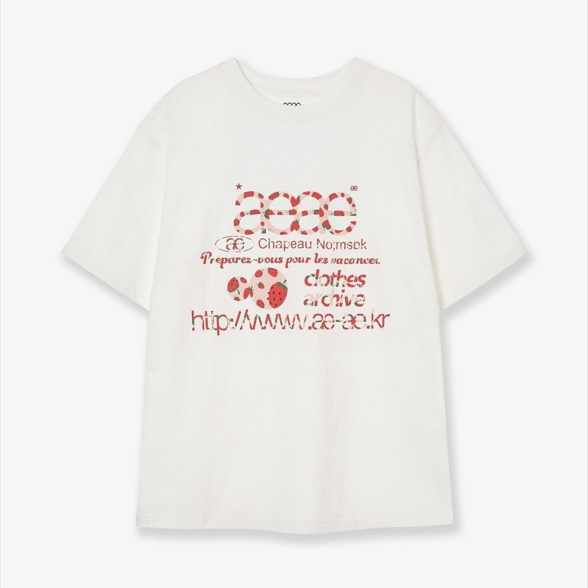 WEB LOGO T-SHIRTS [STRAWBERRY]