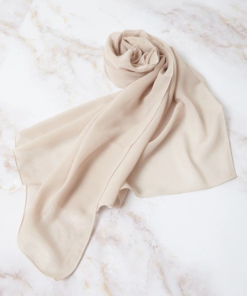 [最安値挑戦]ストール 箔シフォンストール レディース