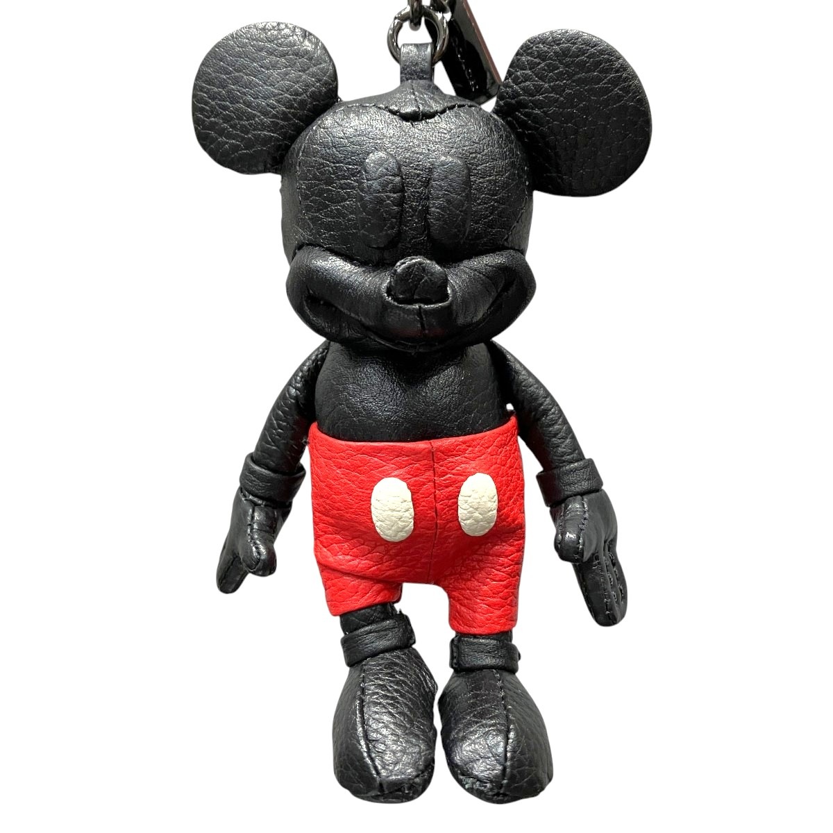 コーチ ディズニーコラボ バッグチャーム レザー 合金 ユニセックス 中古
