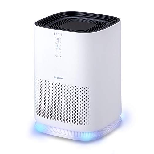 アイリスオーヤマ 空気清浄機 10畳 小型 消臭 除菌 脱臭 ホコリ 花粉 集じん PM2.5 ペット 静音 省エネ 軽量 タバコ アレルギー対策 コンパクト おやすみモード インテリア ナイトライト