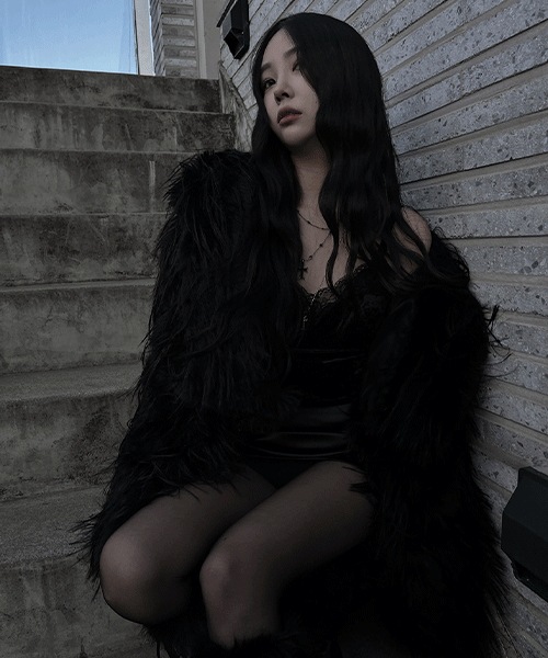 urchin fur jacket