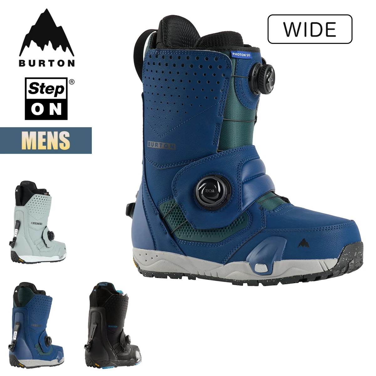 ステップオン ブーツ メンズ 24-25フォトン ワイド W25JP-202471 Mens Photon Step On Snowboard Boots Wide スノーボードブーツ