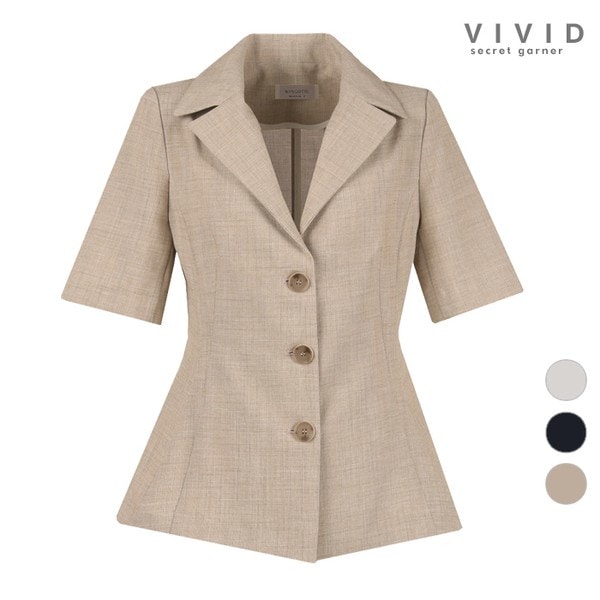 レディース ライム 夏 半袖 スーツ ジャケット
