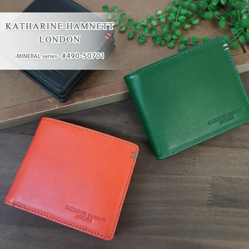 キャサリンハムネット ロンドン KATHARINE HAMNETT LONDON 二つ折り財布 MINERAL ミネラル 490-50701 正規取扱店