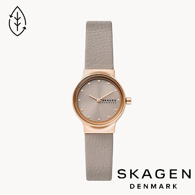 スカーゲン SKAGEN 腕時計 FREJA LILLE 二針 グレーストーン エコレザーウォッチ SKW3005 レディース アナログ 北欧 正規品