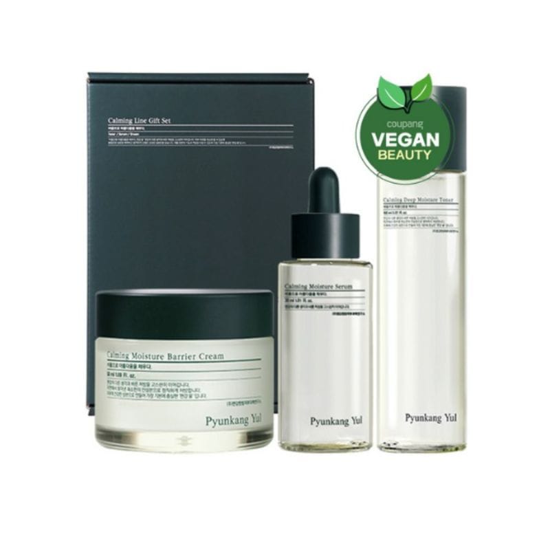 鎮静ライン基礎化粧品ギフトセット3種（トナー150ml+クリーム50ml+セラム30ml)