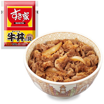Qoo10] すき家 すき家 牛丼の具 10パック (135g