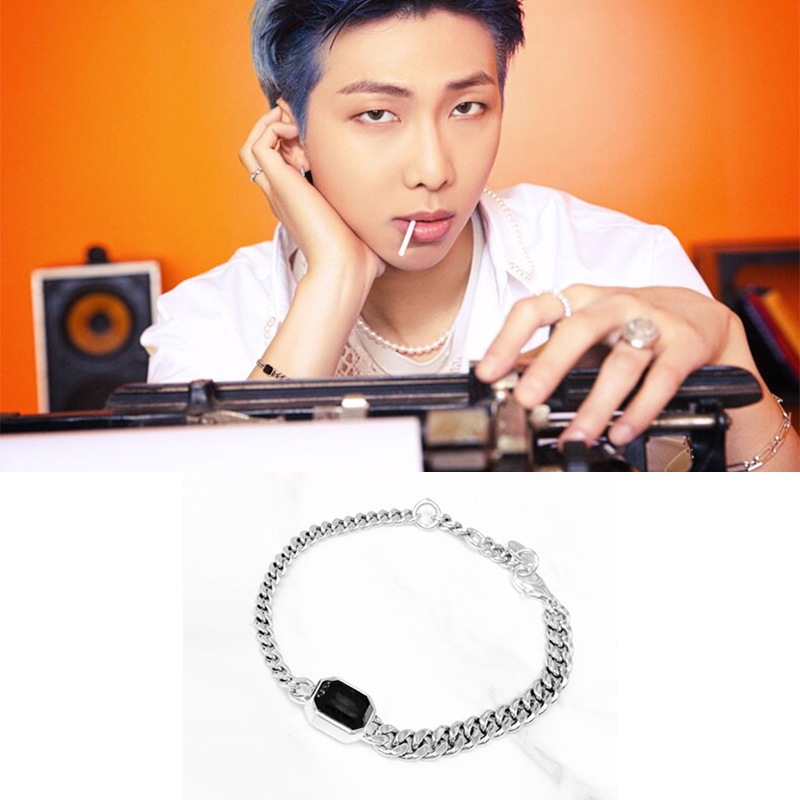 BTS RM着用/Gemstones With Chain Bracelet/韓国ジュエリー 15,116円