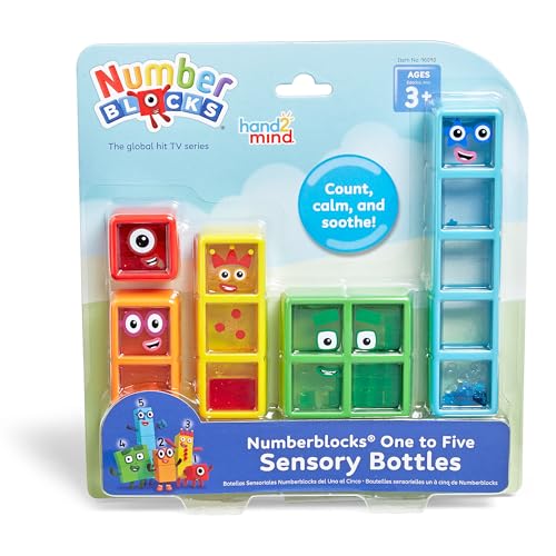 Numberblocks ナンバーブロックス 1-5 センソリーボトル Numberblocks One to Five Sensory Bottles 5個入り 感情コントロール SEL リラックス