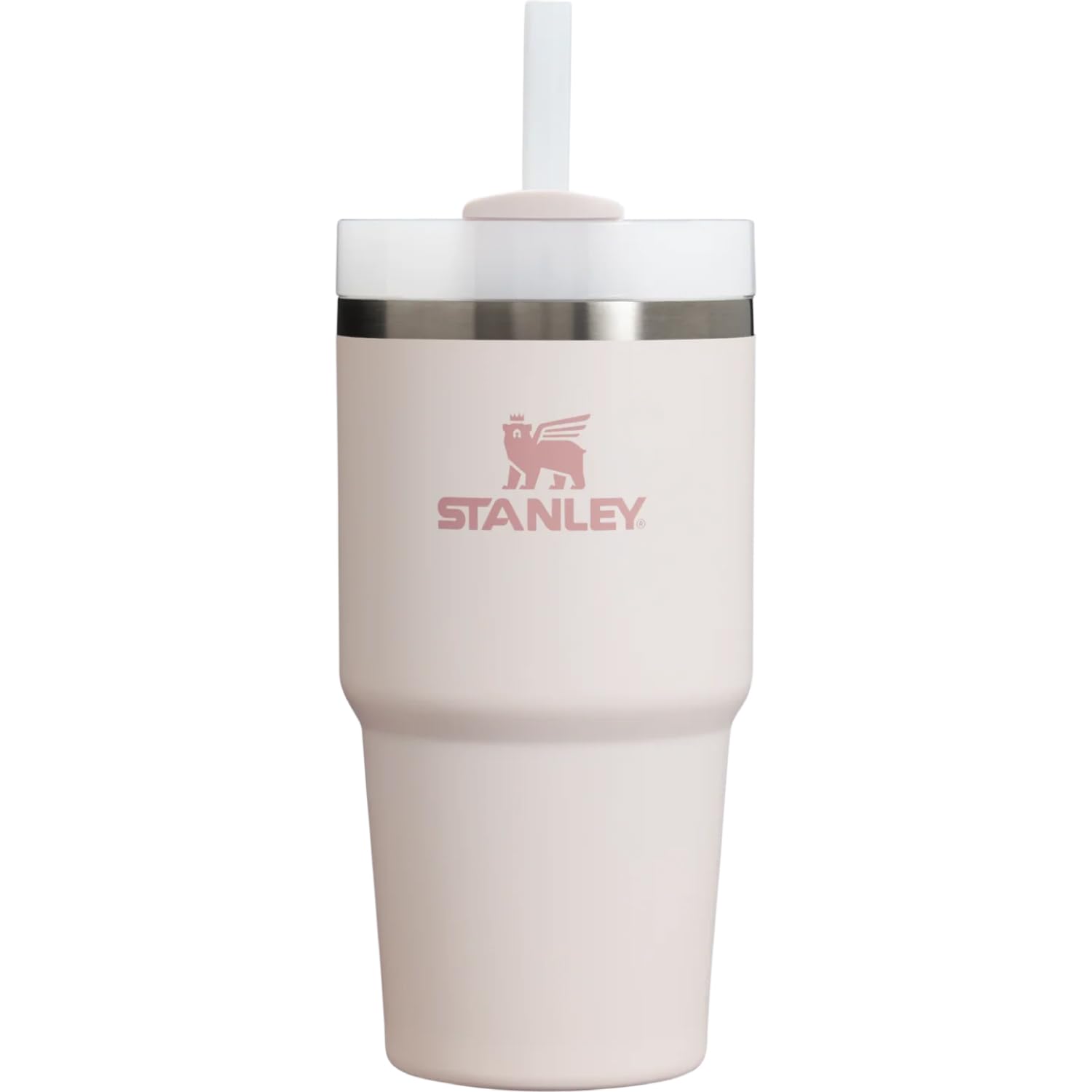 STANLEY(スタンレー) H2.0 真空クエンチャー 0.6L ローズクオーツ2.0 600ｍl 保冷 頑丈 ストロー 水筒 夏 アウトドア 食洗機可 保証 (日本正規品)