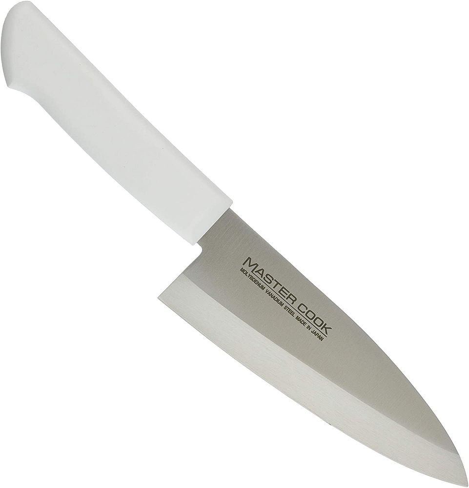 片岡製作所 マスターコック 抗菌カラー包丁 MCDK-165 和風出刃包丁 16.5cm ホワイト