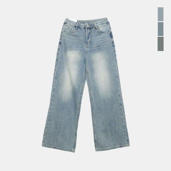 女性用デイリーヴィンテージジーンズワイドデニムパンツSNNP030