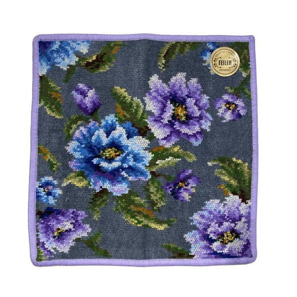 Qoo10] フェイラー タオルハンカチ 25cm 花柄 AMET
