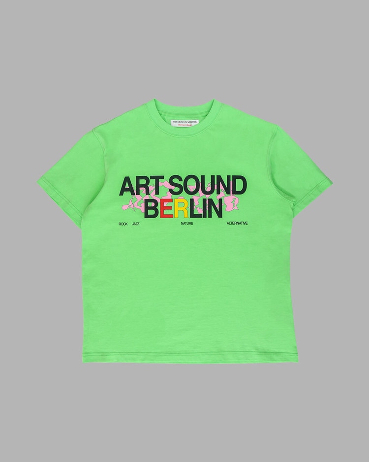 【THE MUSEUM VISITOR】 ART SOUND BERLIN GRAPHIC T-SHIRTS : GREEN 8,244円