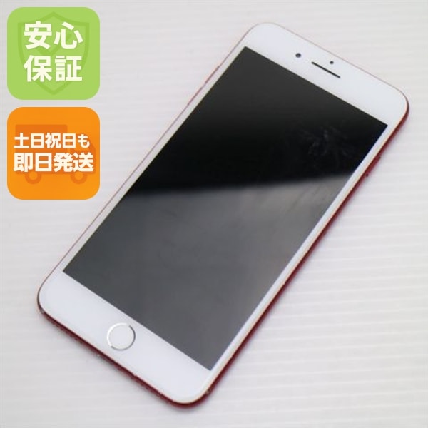 良品SIMフリー iPhone7 PLUS 256GB レッド スマホ 114