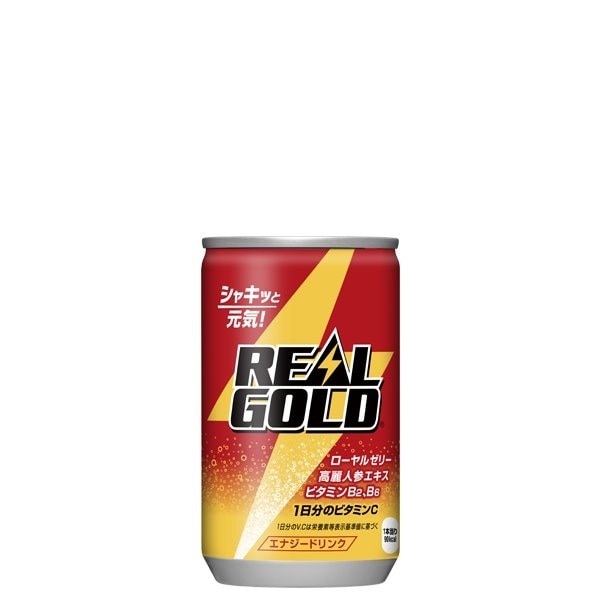 リアルゴールド エナジードリンク 160ml缶 炭酸飲料 2ケース 60本入